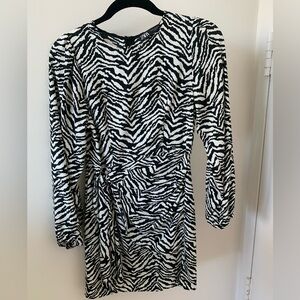 Zara Zebra Mini Dress size XS